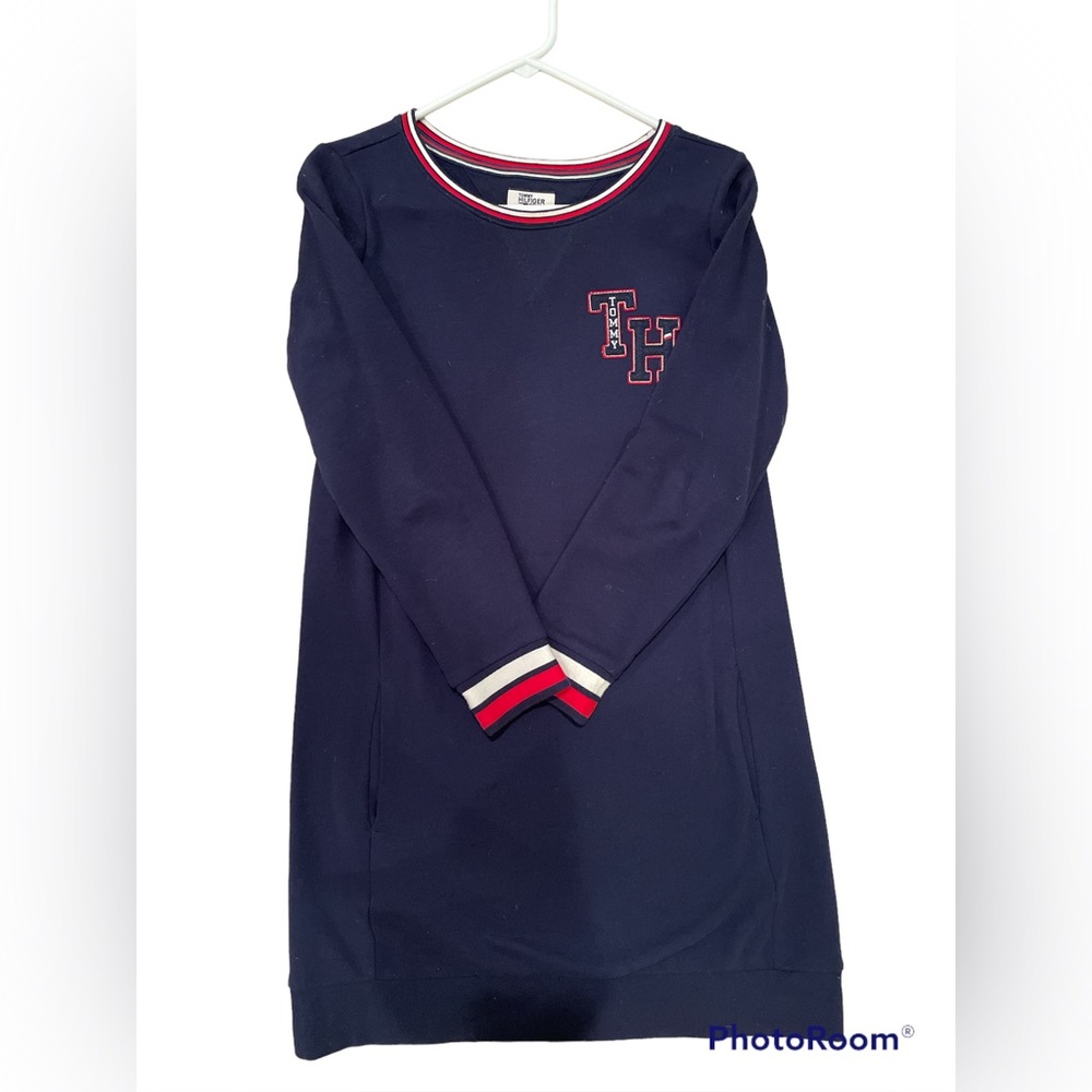 Tommy Hilfiger blue sweater dress/ shirt